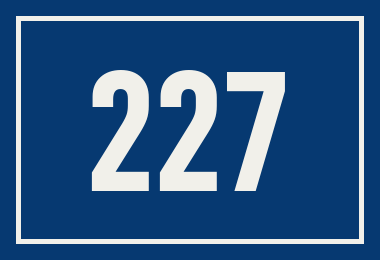 Hausnummer 227