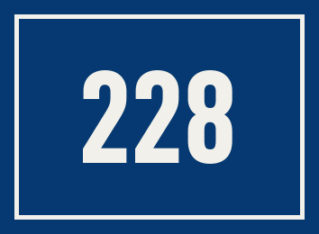 Hausnummer 228