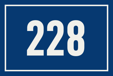 Hausnummer 228