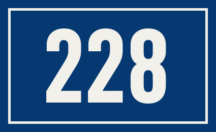 Hausnummer 228