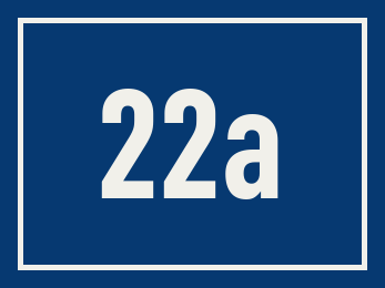 Hausnummer 22a