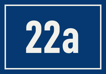 Hausnummer 22a