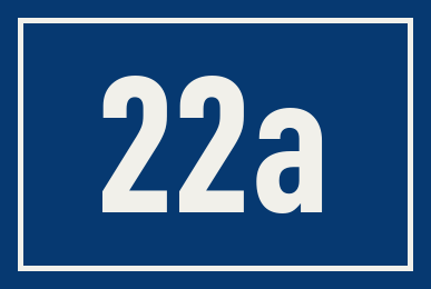 Hausnummer 22a