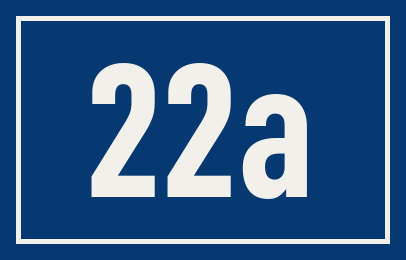 Hausnummer 22a