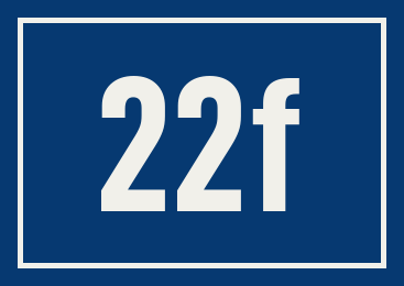 Hausnummer 22f