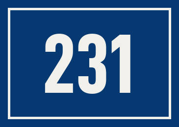 Hausnummer 231