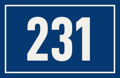 Hausnummer 231