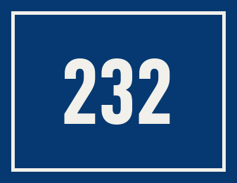 Hausnummer 232