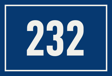 Hausnummer 232