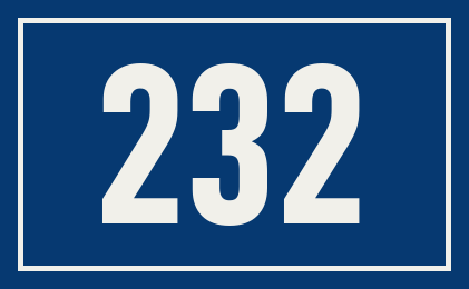Hausnummer 232