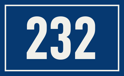 Hausnummer 232