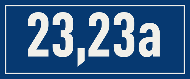 Hausnummer 23,23a