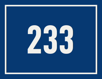Hausnummer 233