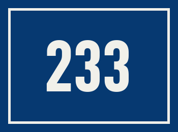 Hausnummer 233