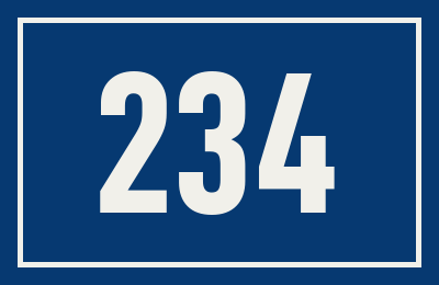 Hausnummer 234