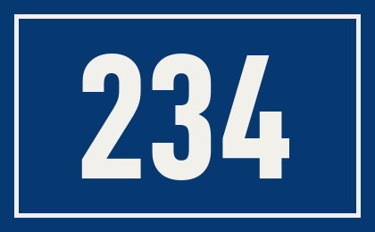 Hausnummer 234