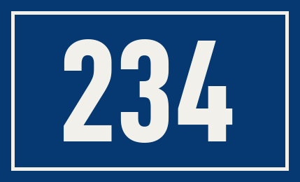 Hausnummer 234