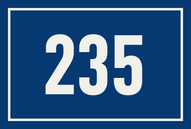 Hausnummer 235