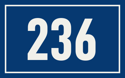 Hausnummer 236