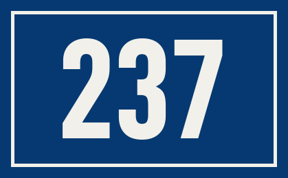 Hausnummer 237