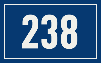 Hausnummer 238