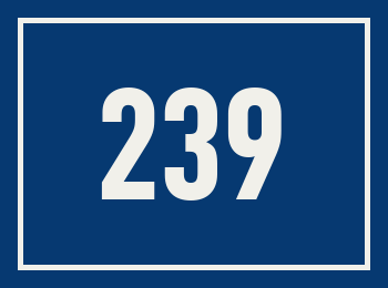 Hausnummer 239