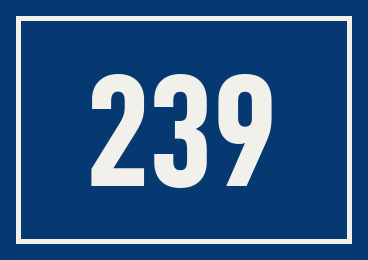 Hausnummer 239