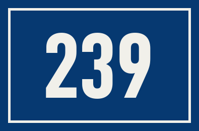 Hausnummer 239