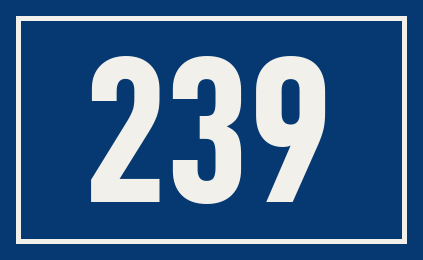 Hausnummer 239