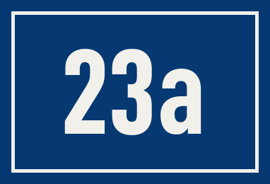 Hausnummer 23a