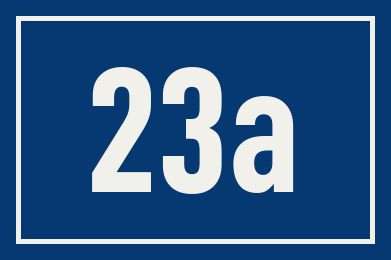 Hausnummer 23a