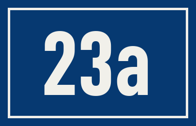 Hausnummer 23a