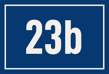 Hausnummer 23b