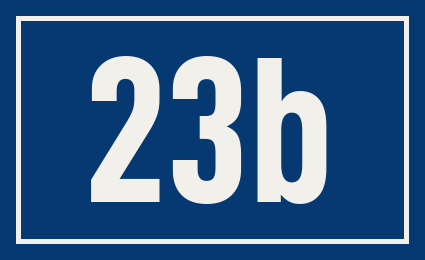 Hausnummer 23b