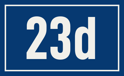 Hausnummer 23d