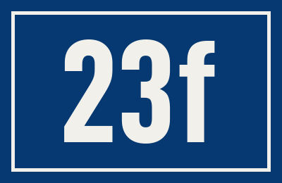 Hausnummer 23f