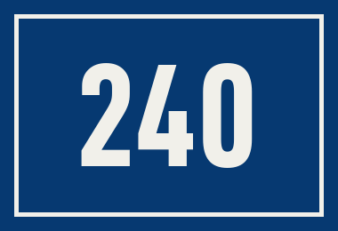 Hausnummer 240