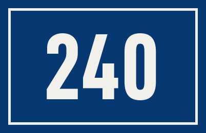 Hausnummer 240