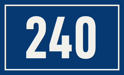 Hausnummer 240