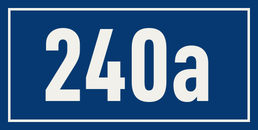 Hausnummer 240a