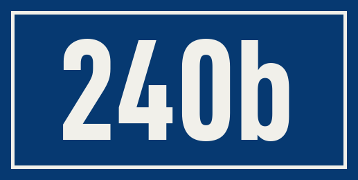Hausnummer 240b