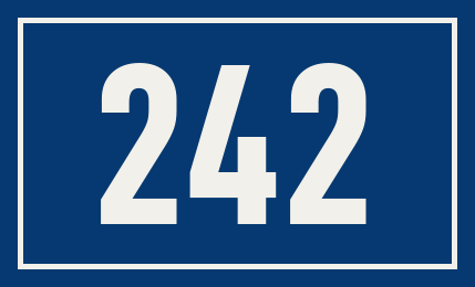 Hausnummer 242