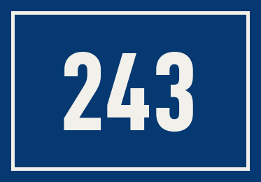 Hausnummer 243