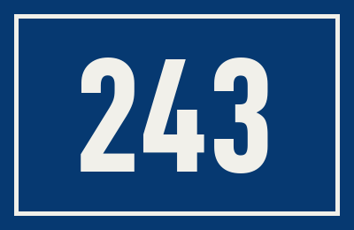 Hausnummer 243