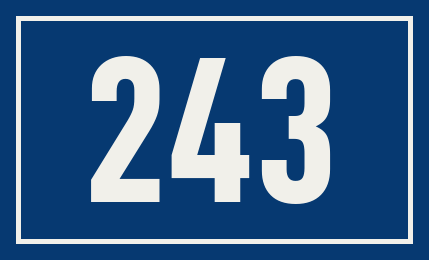 Hausnummer 243