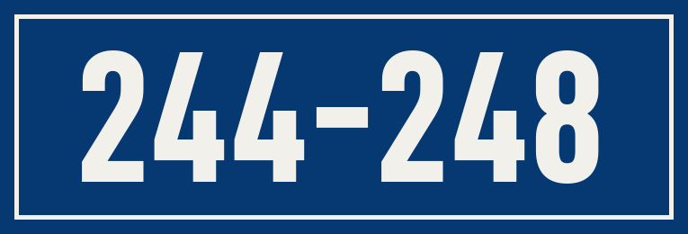 Hausnummer 244-248