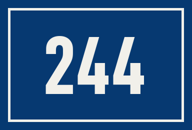 Hausnummer 244