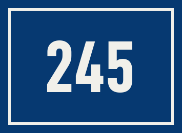 Hausnummer 245