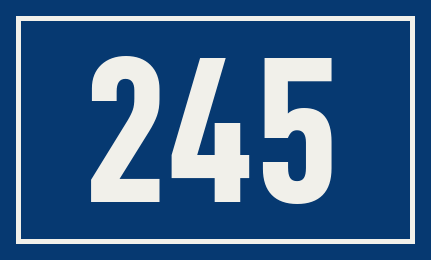Hausnummer 245