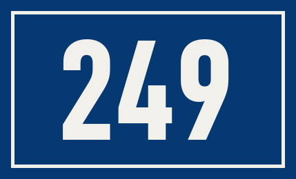 Hausnummer 249